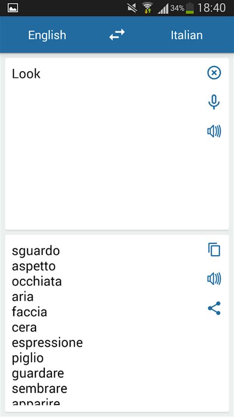 google translate italian to english.